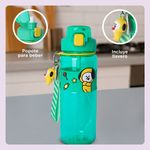Tomatodo-de-pl-stico-colecci-n-bt21-con-correa-y-funda-800-ml-chimmy-verde-BT21-5-28270