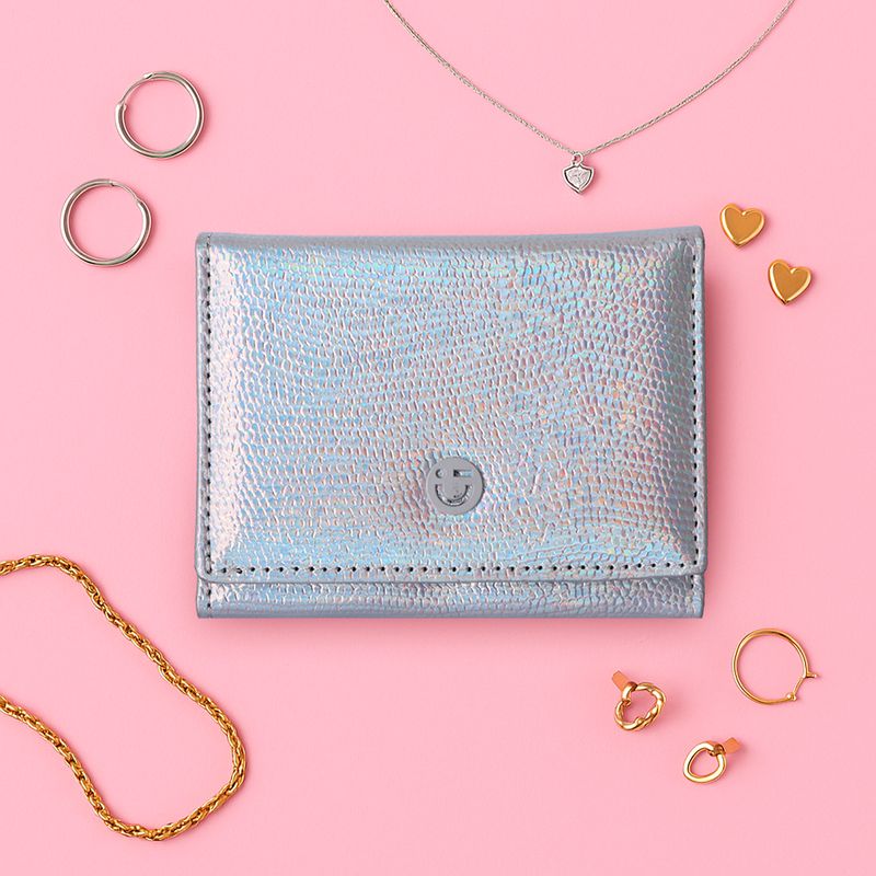 Cartera-corta-con-broche-para-mujer-miniso-serie-shiny-plata-Miniso-2-28387