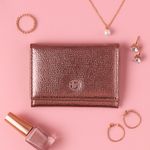 Cartera-corta-con-broche-para-mujer-miniso-serie-shiny-rosa-Miniso-2-28388