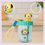 Tomatodo-de-pl-stico-con-decoraci-n-y-correa-bt21-collection-de-520-ml-chimmy-BT21-5-27058