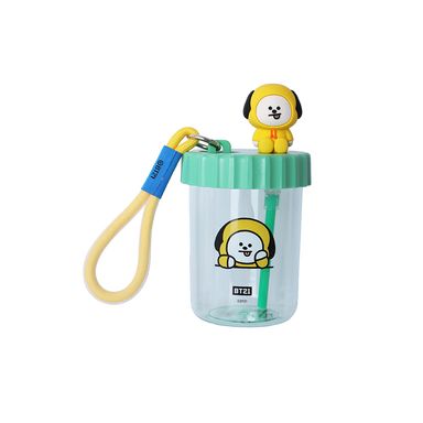 Tomatodo de plástico con decoración y correa bt21 collection de 520 ml chimmy -  BT21