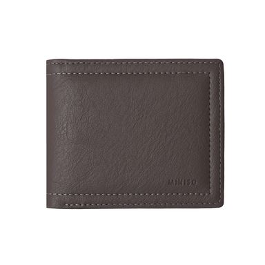 Billetera de hombre basica gris -  Miniso