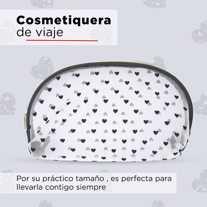 Cosmetiquera-en-forma-de-concha-de-malla-con-patron-de-corazones-Miniso-4-8216