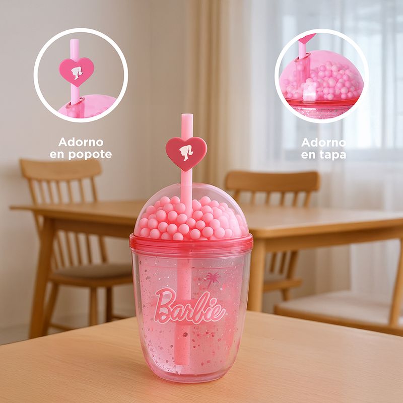 Tomatodo-de-pl-stico-barbie-colecci-n-rosa-435-ml-Barbie-5-26787