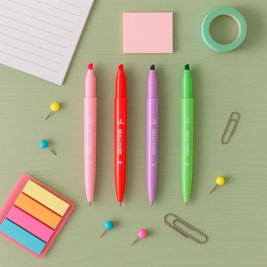 Plumón set de doble punta serie miniso -  Miniso
