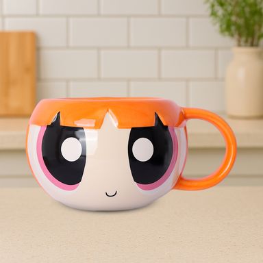Taza de cerámica de las chicas superpoderosas 350 ml flor -  Las Chicas Superpoderosas