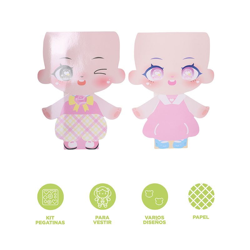 Libro-de-stickers-de-moda-diy-color-rosa-Miniso-3-28609