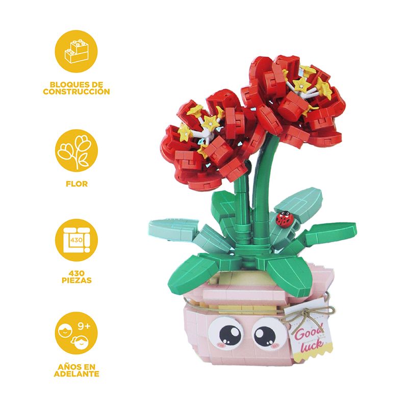Bloques-plantas-de-interior-de-primavera-lirio-de-barbados-serie-miniso-Miniso-3-28679