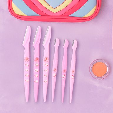 Rasuradoras para cejas 6 piezas hello kitty serie sanrio -  Sanrio