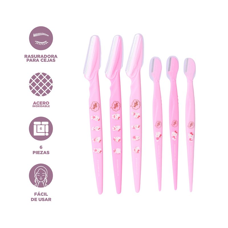 Rasuradoras-para-cejas-6-piezas-hello-kitty-serie-sanrio-Sanrio-3-28713