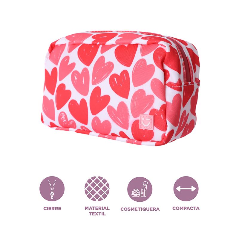 Cosmetiquera-blanca-estampa-corazon-Miniso-3-28778