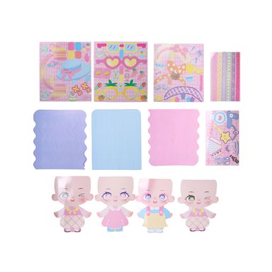 Libro de stickers de moda diy color rosa -  Miniso