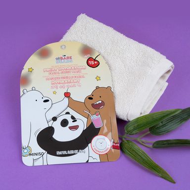 We bare bears collection mascarilla facial hidratante de frutas cereza -  We Bare Bears