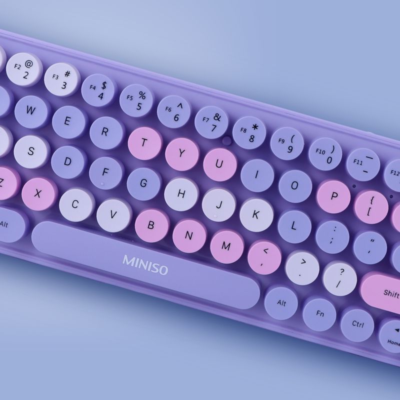 Teclado-inal-mbrico-de-moda-modelo-sk-676ag-morado-miniso-Miniso-2-28475