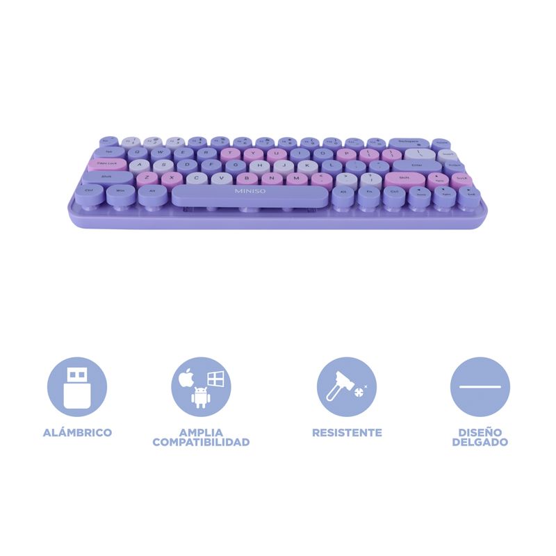 Teclado-inal-mbrico-de-moda-modelo-sk-676ag-morado-miniso-Miniso-3-28475