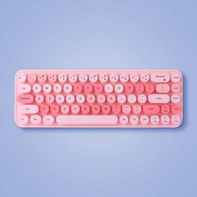 Teclado inalámbrico de moda modelo sk 676ag rosa miniso -  Miniso