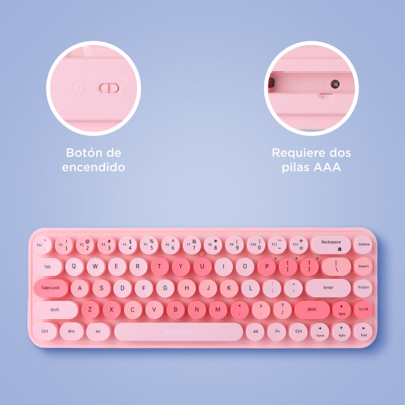 Teclado-inal-mbrico-de-moda-modelo-sk-676ag-rosa-miniso-Miniso-6-28476