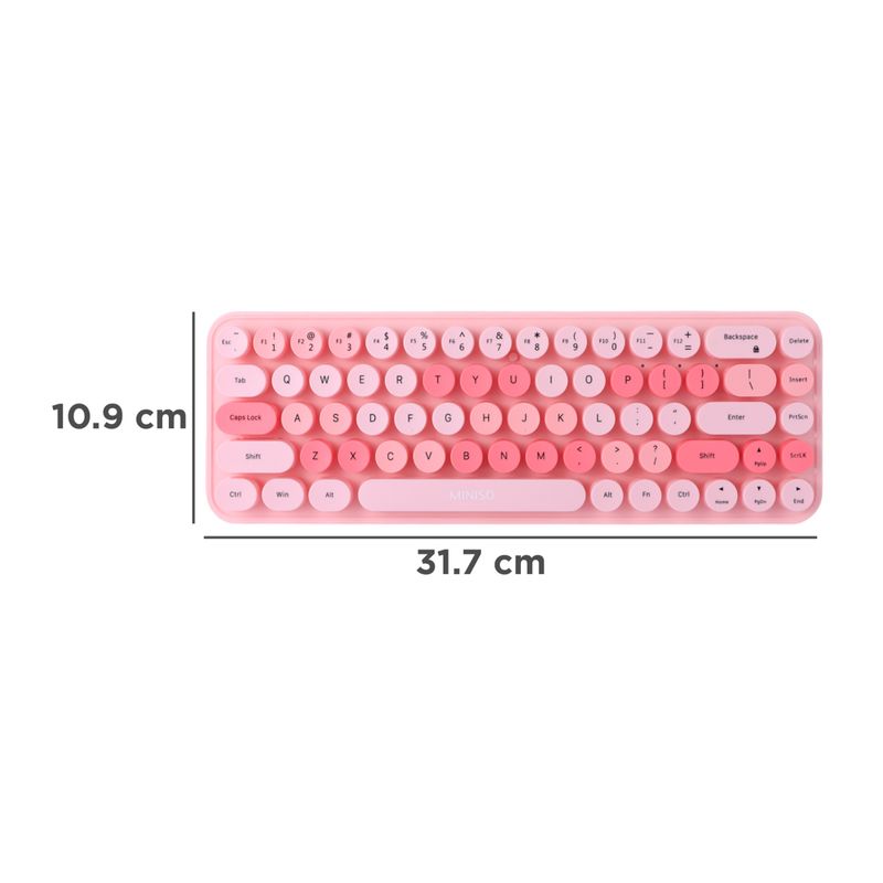 Teclado-inal-mbrico-de-moda-modelo-sk-676ag-rosa-miniso-Miniso-7-28476