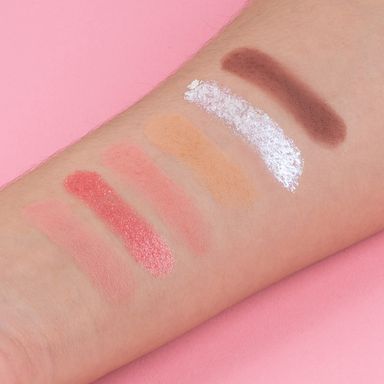 Paleta de sombras de ojos de 6 tonos live vividly collection 02 -  Miniso