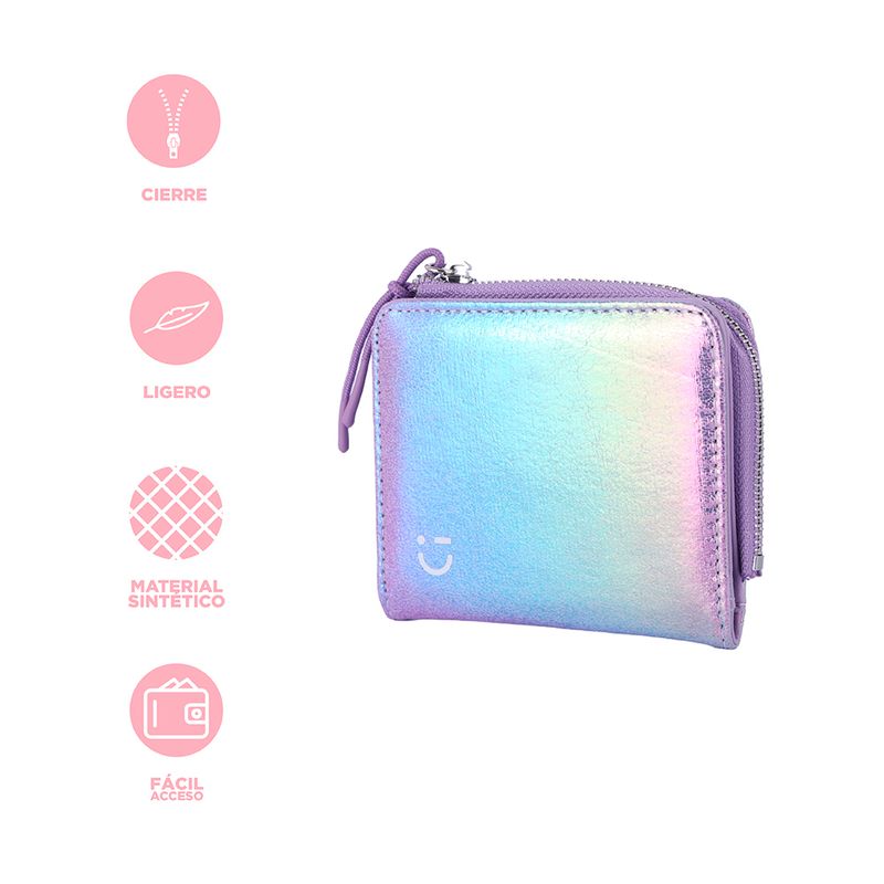 Cartera-corta-para-mujer-serie-holographic-morado-Miniso-3-28491