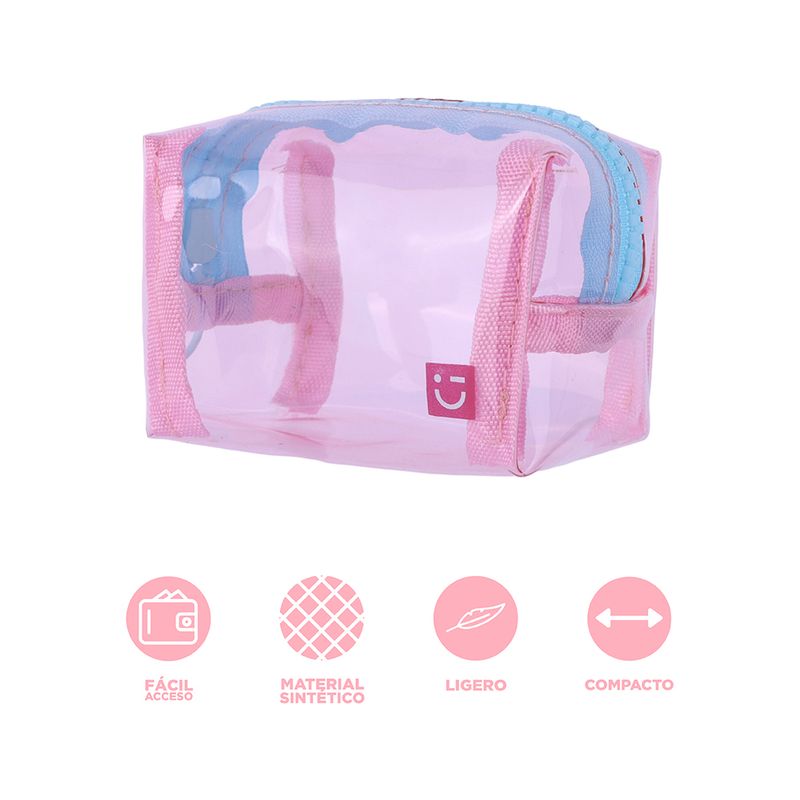 Monedero-miniso-serie-clear-plastic-rosa-Miniso-4-28498
