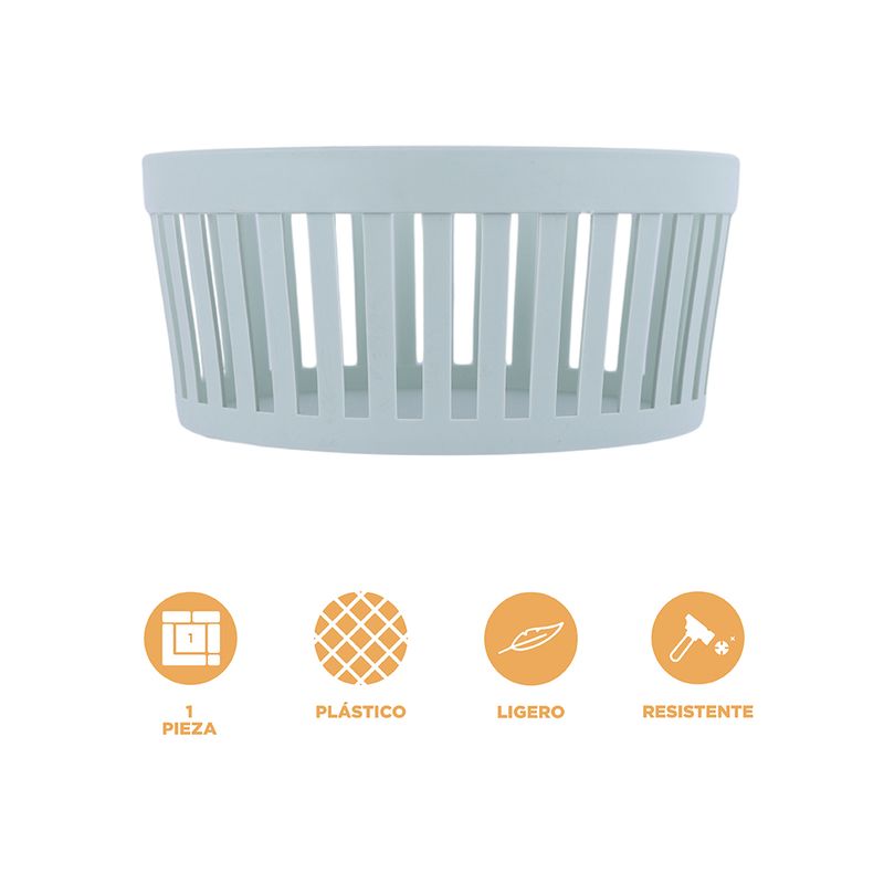 Organizador-de-pl-stico-cesta-de-almacenamiento-redonda-mori-girl-verde-Miniso-3-28526