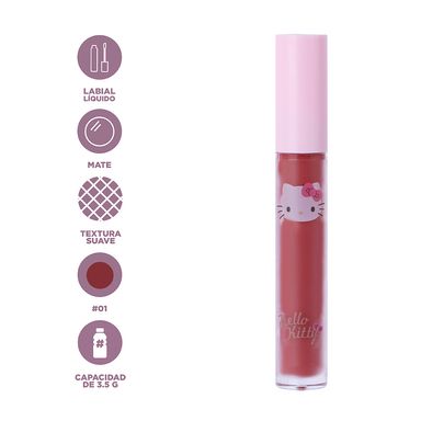 Labial líquido hello kitty heart series 01 -  Sanrio