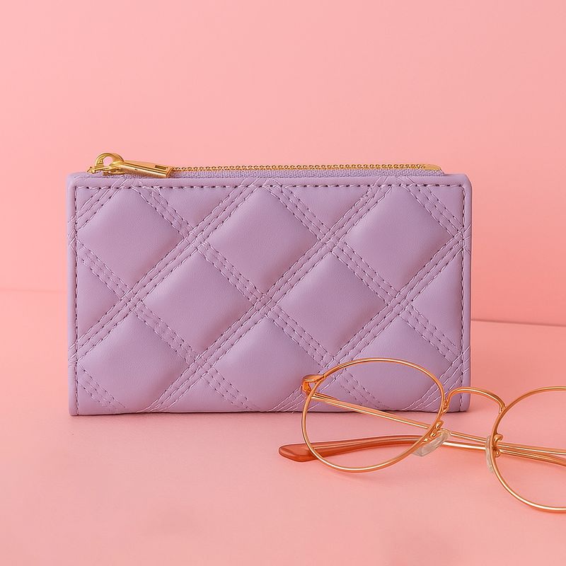 Cartera-para-mujer-metalase-rombo-morado-Miniso-2-28550