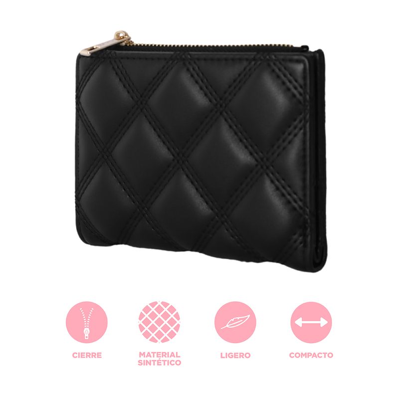 Cartera-para-mujer-metalase-rombo-negro-Miniso-3-28553