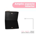 Cartera-para-mujer-metalase-rombo-negro-Miniso-4-28553