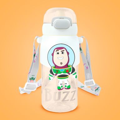 Tomatodo de plástico buzz con tapa y boquilla 600ml serie toy story disney -  Toy Story