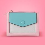 Cartera-corta-para-mujer-miniso-bloques-de-color-aqua-y-rosa-Miniso-2-28583