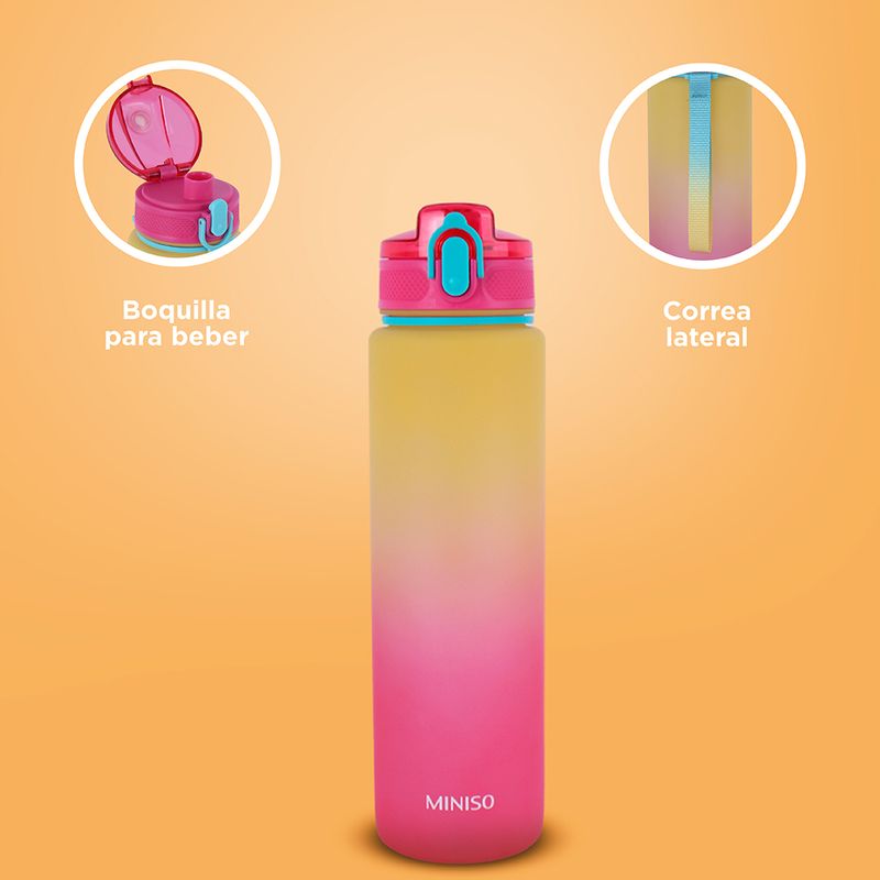 Tomatodo-de-pl-stico-colecci-n-colorida-degradado-con-correa-1-L-amarillo-y-rosa-Miniso-5-28595
