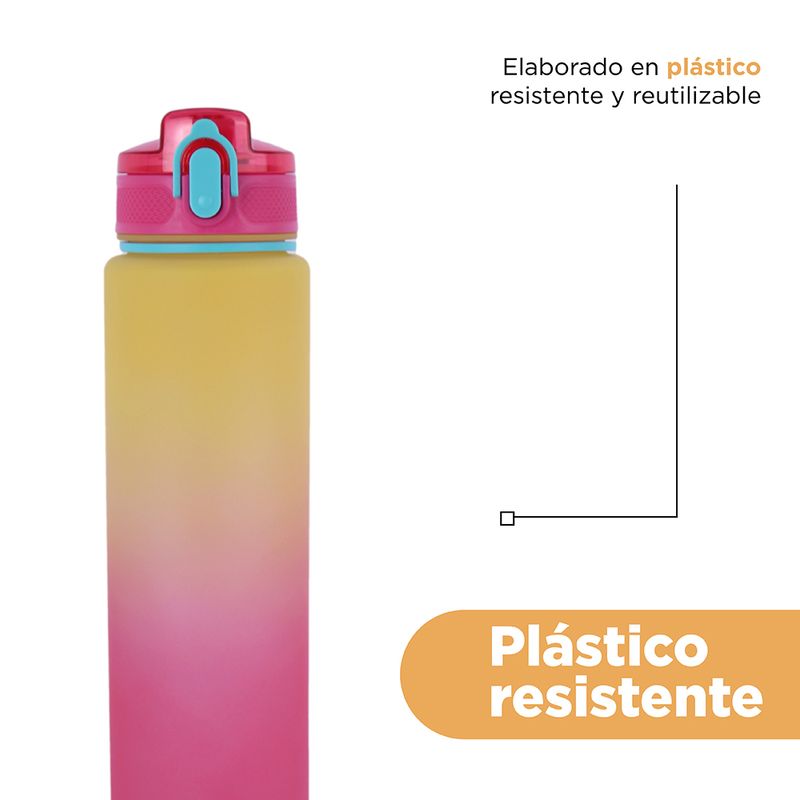 Tomatodo-de-pl-stico-colecci-n-colorida-degradado-con-correa-1-L-amarillo-y-rosa-Miniso-6-28595