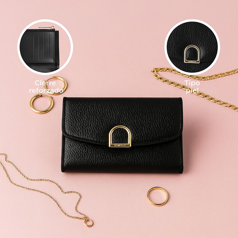 Cartera-para-mujer-miniso-hebilla-dorada-al-frente-negro-Miniso-5-28596