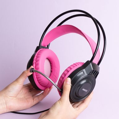 Audífonos gaming de vincha morados mod gh220 miniso -  Miniso
