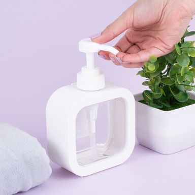 Botella de prensa de locion 300 ml blanco -  Miniso