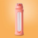 Tomatodo-de-vidrio-con-tapa-abatible-de-color-solido-con-pico-y-asa-580-ml-naranja-Miniso-2-28723