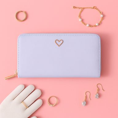 Cartera larga miniso azul -  Miniso