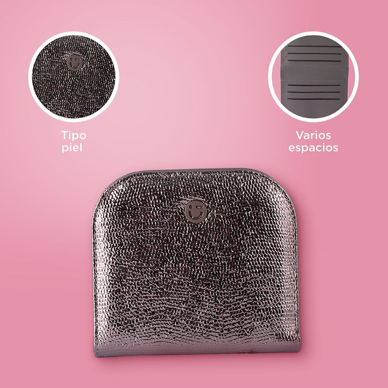 Cartera-corta-con-cierre-para-mujer-miniso-serie-shiny-gris-Miniso-5-28743