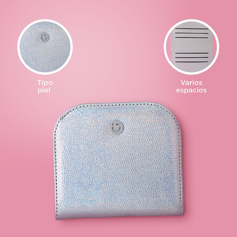 Cartera-corta-con-cierre-para-mujer-miniso-serie-shiny-plata-Miniso-5-28745