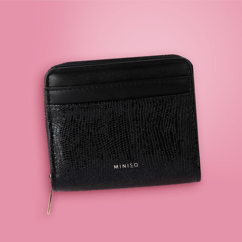 Cartera-para-mujer-textura-granulada-negro-Miniso-2-28746