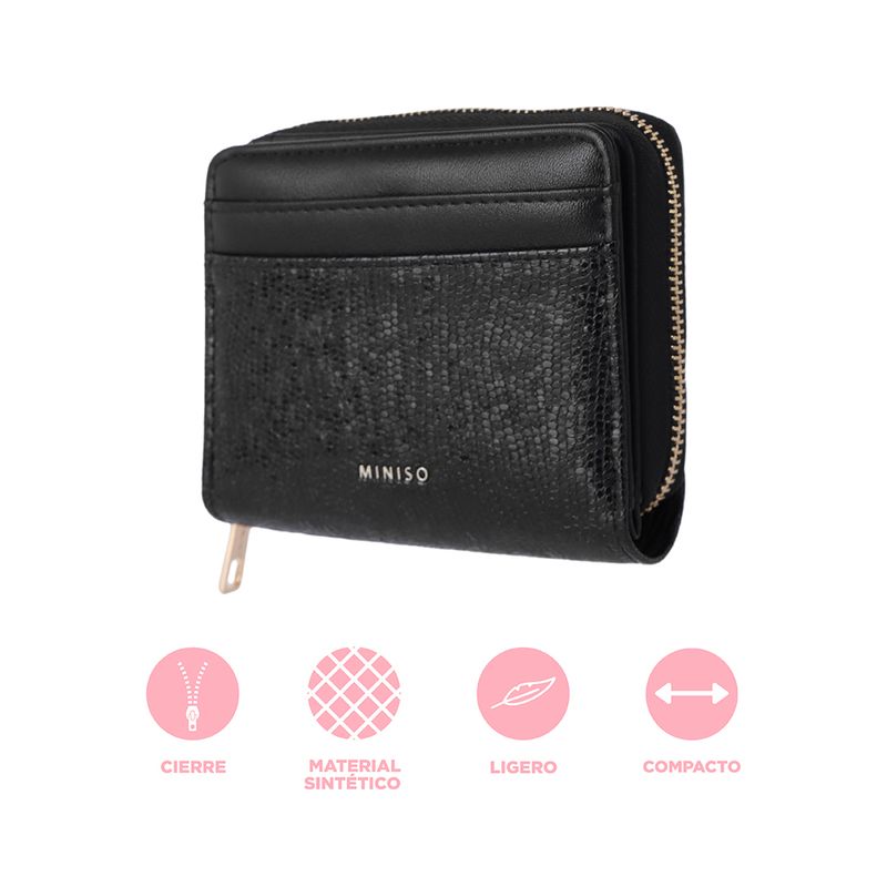 Cartera-para-mujer-textura-granulada-negro-Miniso-3-28746