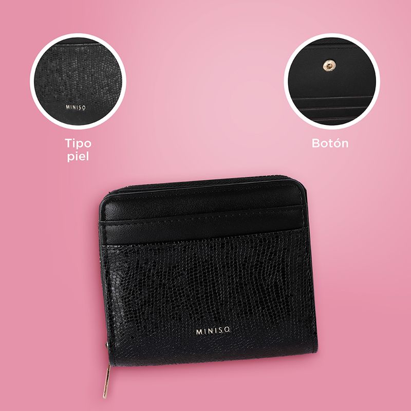 Cartera-para-mujer-textura-granulada-negro-Miniso-5-28746