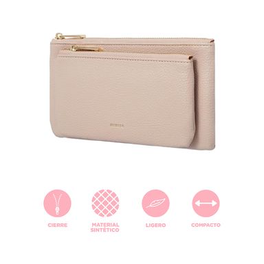 Bolso cartera multiuso con asa de mano negro -  Miniso