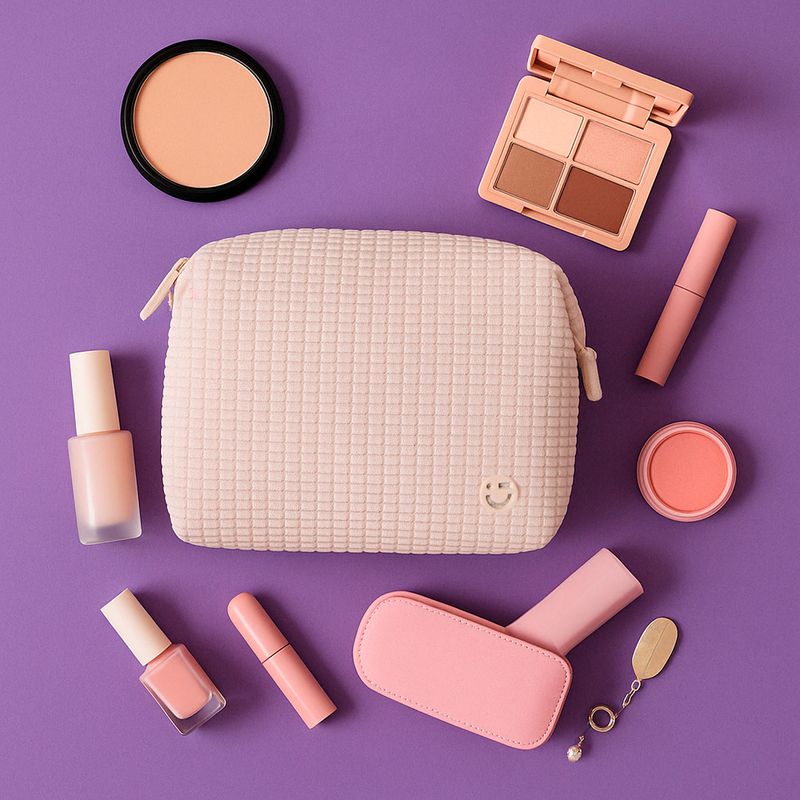 Cosmetiquera-tela-textura-cuadritos-peque-os-color-beige-Miniso-2-28782