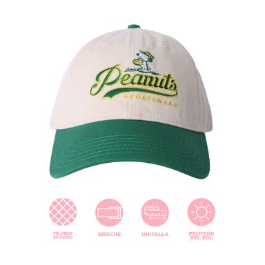 Gorra de béisbol colección snoopy athletic club verde -  Snoopy