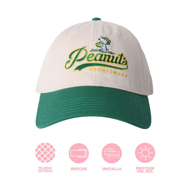 Gorra-de-b-isbol-colecci-n-snoopy-athletic-club-verde-Snoopy-3-28822
