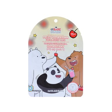 We bare bears collection mascarilla facial hidratante de frutas cereza -  We Bare Bears