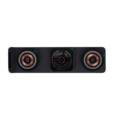 Cargador inalámbrico magnético 3 en 1 serie transparente negro mod wl589 -  Miniso